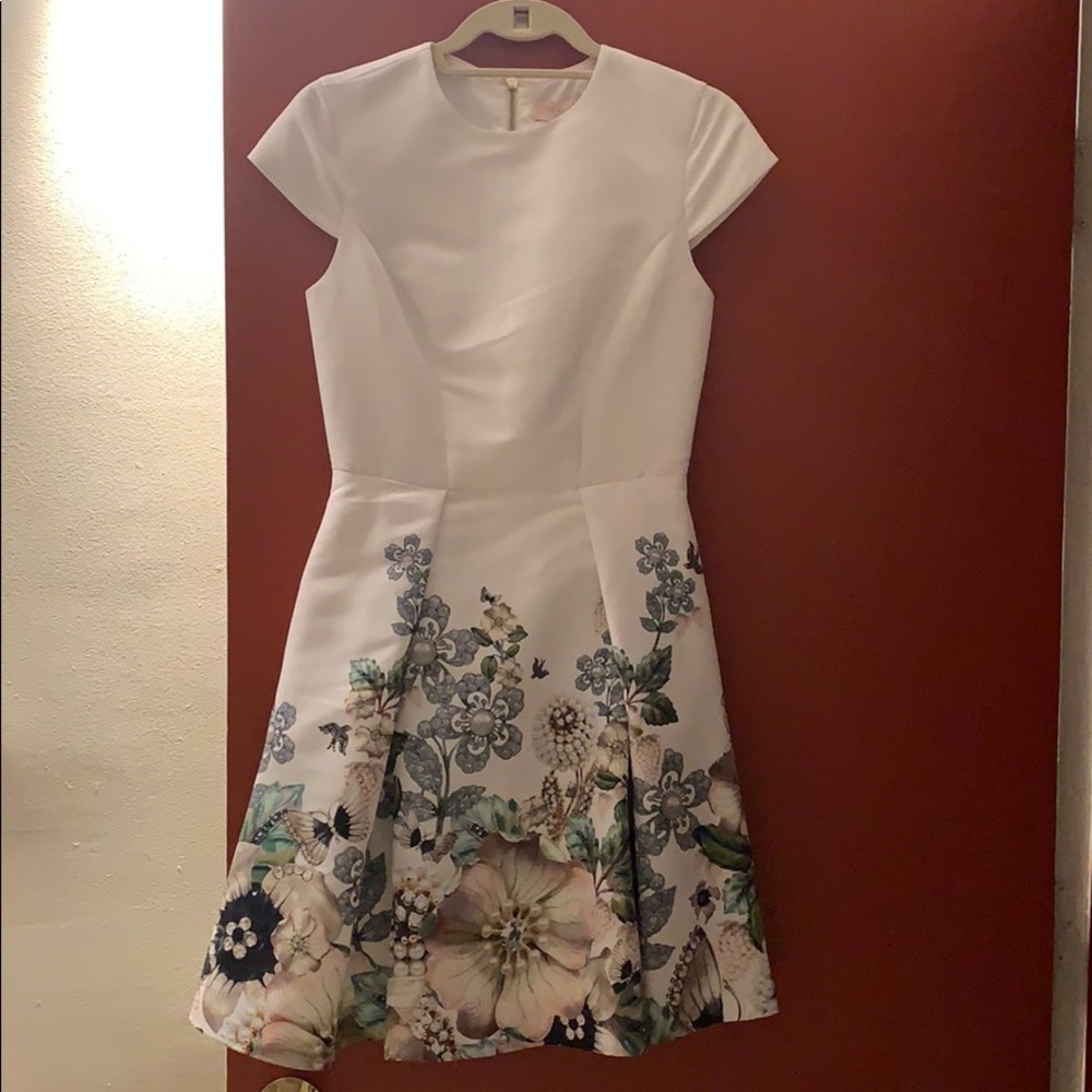 Ted baker dress with patterned bottom